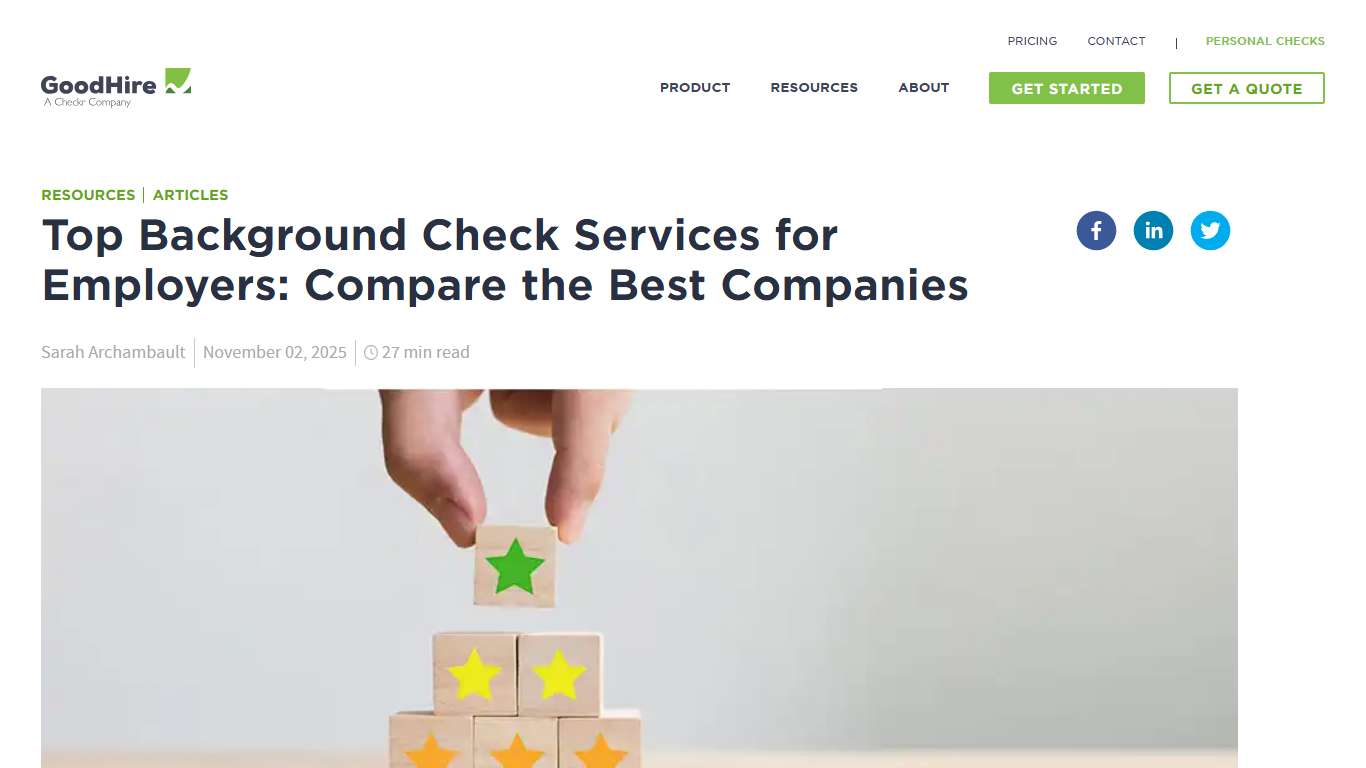 Best Background Check Companies for Employers in 2026 | GoodHire